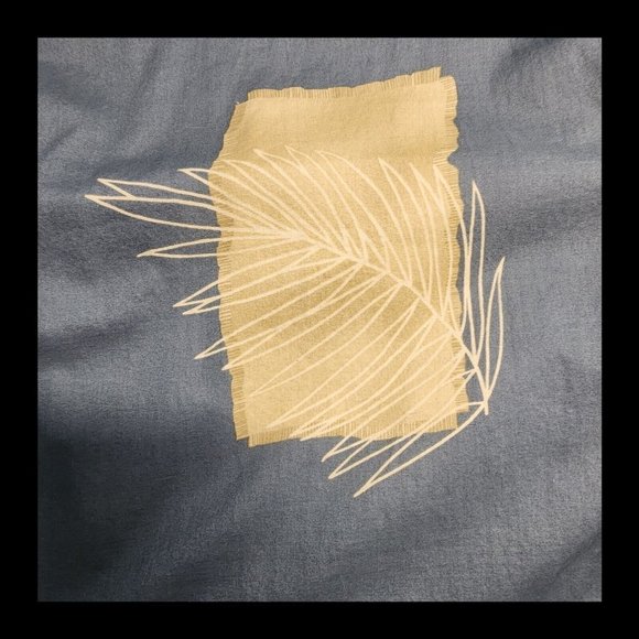 MENS BAMBOO CAY EMBROIDERED HAWAIIAN SHORT SLEEVE BUTTON DOWN SIZE L - Picture 5 of 6